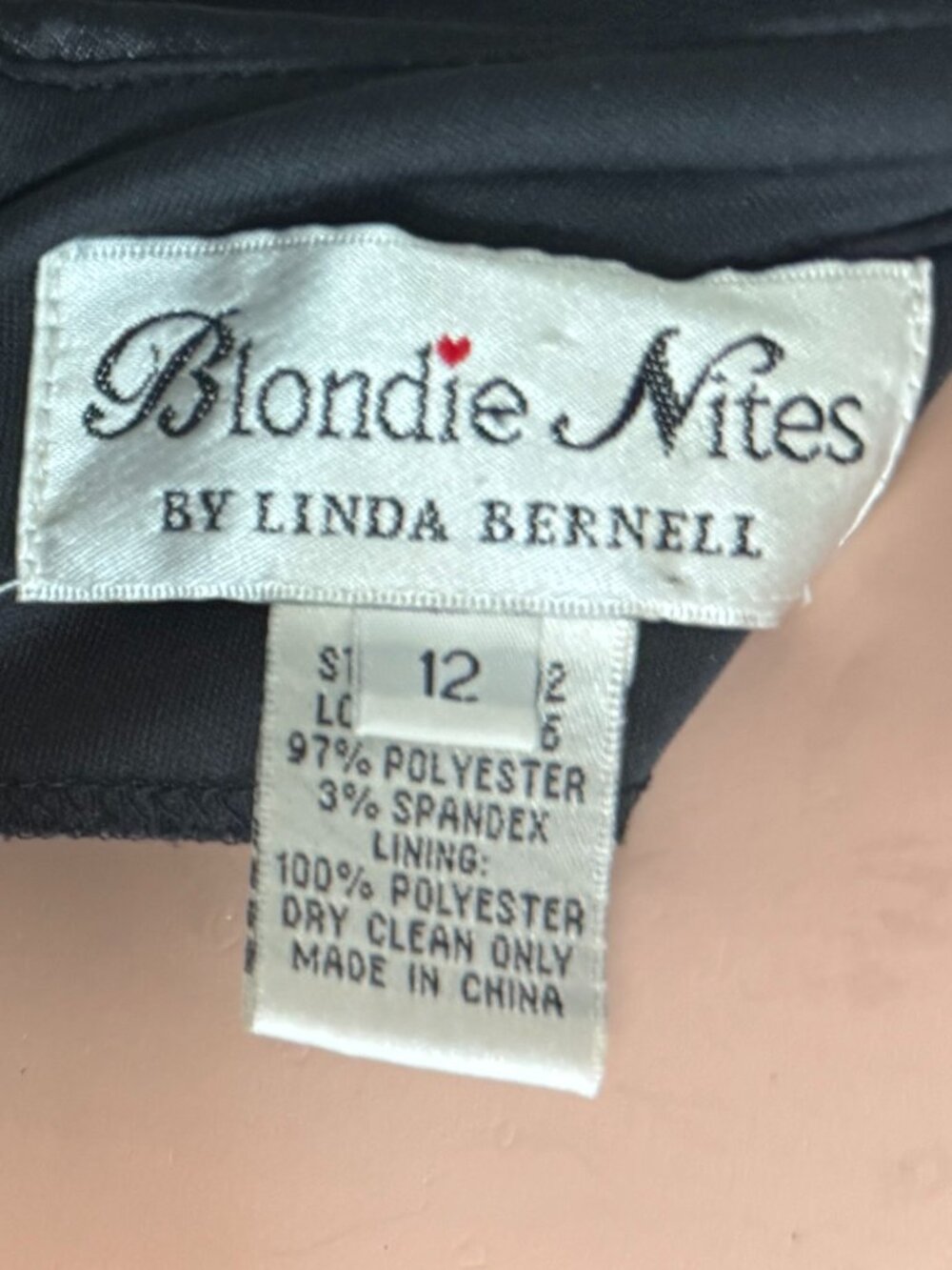 BLONDIE NITES by Linda Bernell | Black Satin Ruched Bodycon Cocktail Dress | 12 - Picture 5 of 5